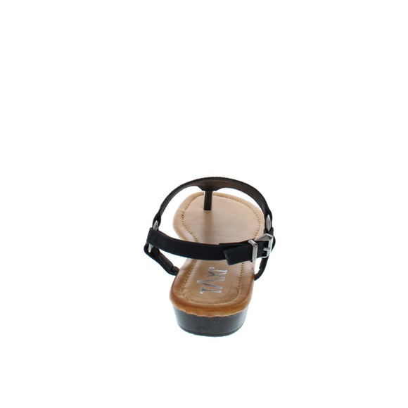 Zara Black and Brown Sandals with Beaded Elegance - Picture 8 of 10